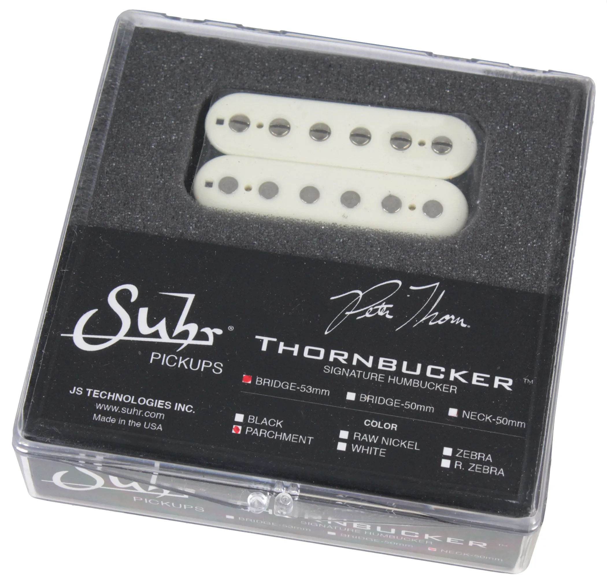 Suhr Thornbucker II Pickup, Bridge, Parchment, 53mm