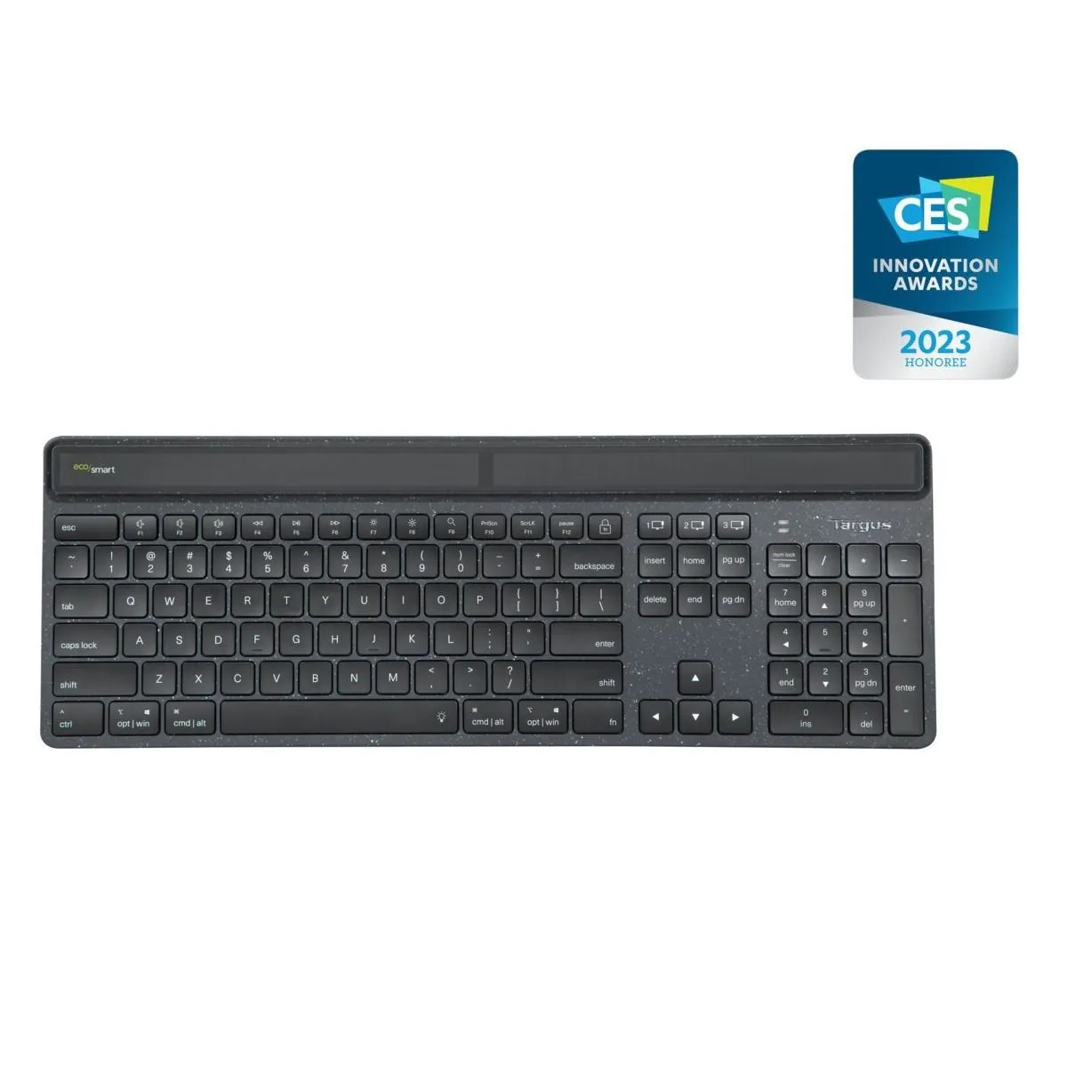 Sustainable Energy Harvesting EcoSmart™ Keyboard (Nordic)