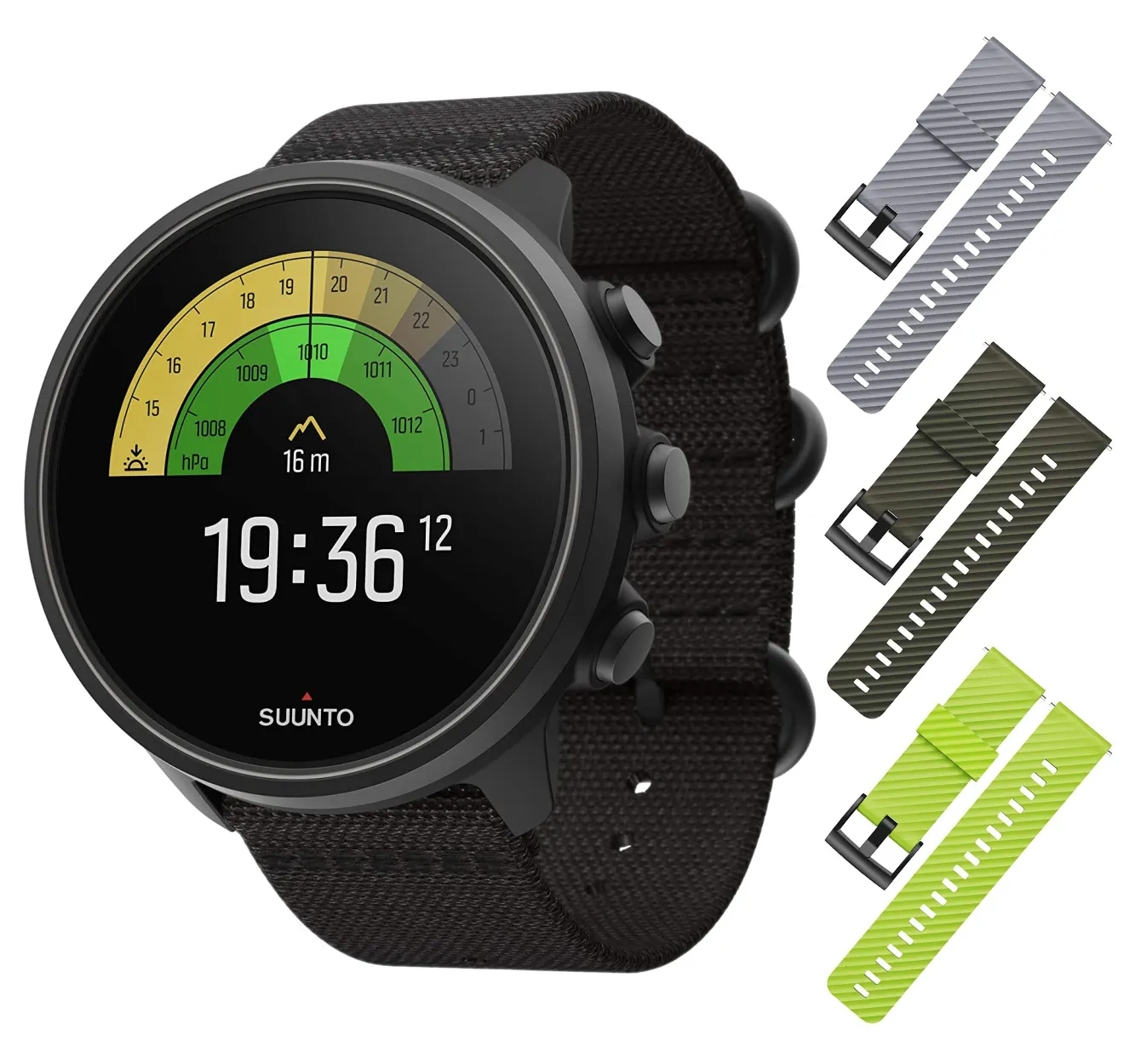 SUUNTO 9 Baro, GPS Sports Watch Smartwatch, Titanium