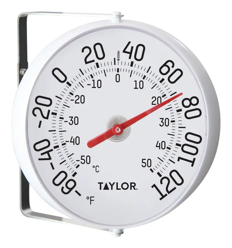 Taylor 5159 Thermometer, Analog, Celsius, Fahrenheit Temperature Sensor, -50 to 50 deg C, -60 to 120 deg F :EA: QUANTITY: 1