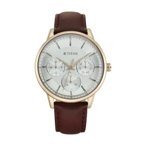 Titan Analog Brown Dial Men's Watch-90133WL01/NR90133WL01