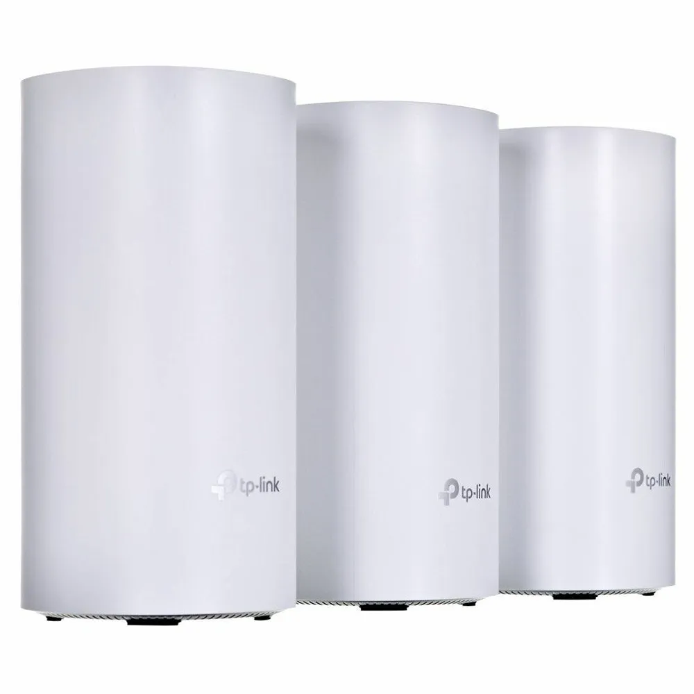 TP Link AC1200   AV1000 Whole Home Hybrid Mesh Wi-Fi System - Pack of 3 - White | DECOP93PACK