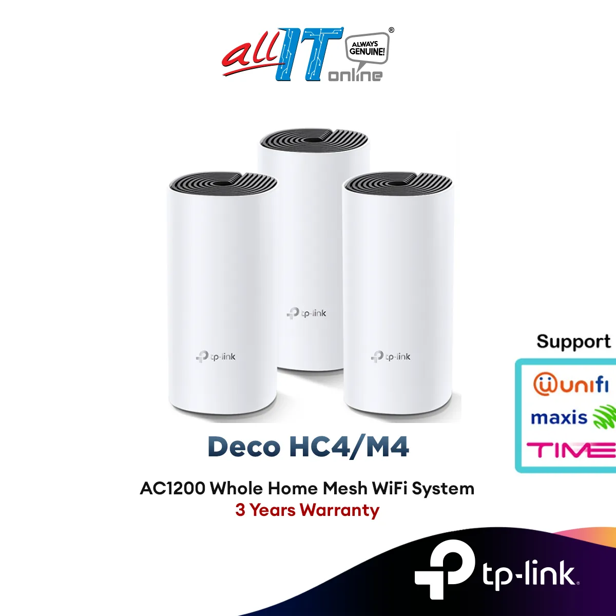 TP-Link AC1200 Repeater Deco M4 ( 2-Pack / 3-Pack )