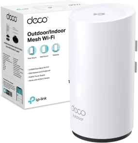 TP-Link Deco X50 Outdoor/Indoor Wi-Fi 6 Mesh Unit, IP65-Rated, Dual-Band, Add-On for Deco Wi-Fi 7/6/5 Systems, Alexa Compatible