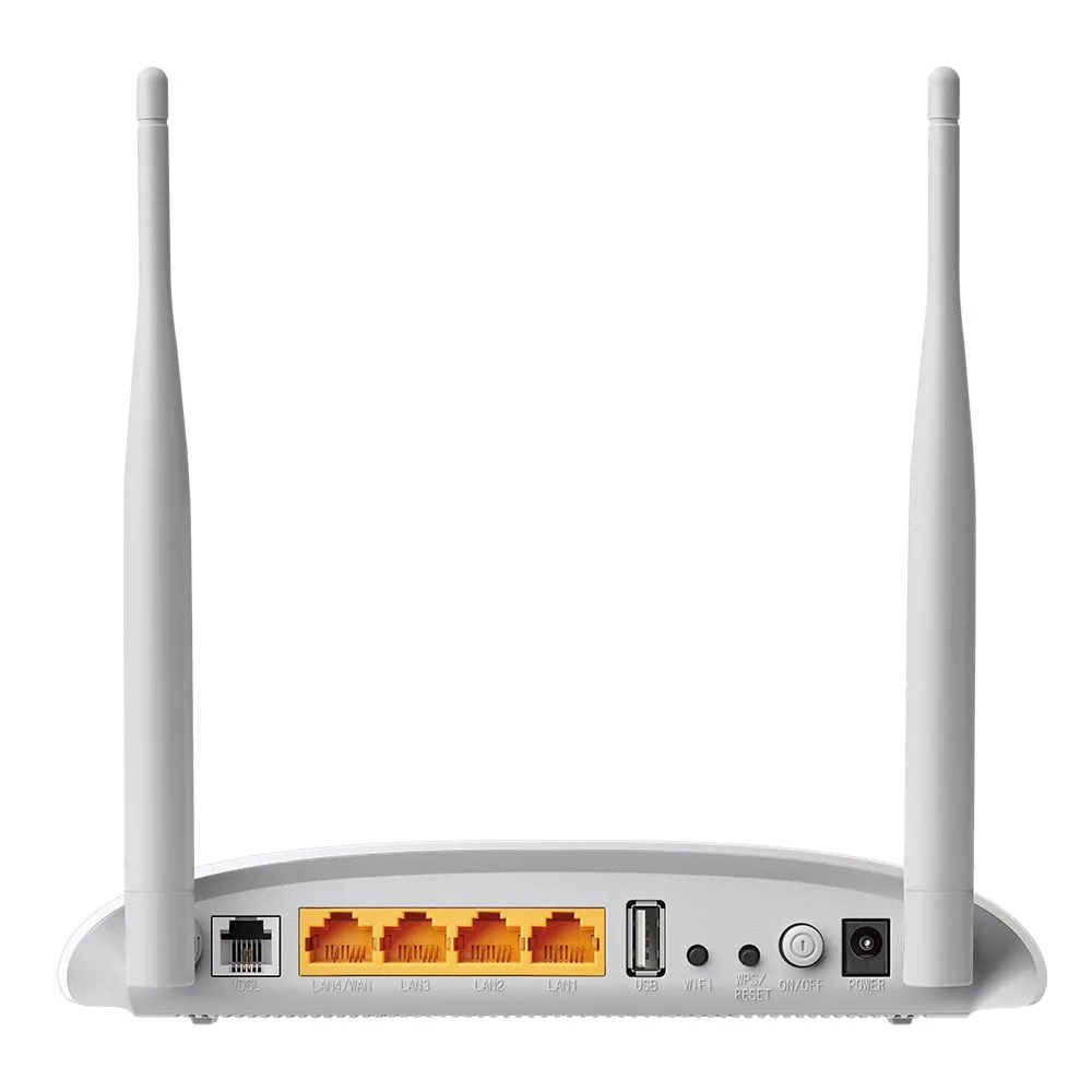 TP-LINK (TD-W9970) 300Mbps Wireless VDSL2/ADSL2  Modem Router, 4-Port, Dual WAN, USB