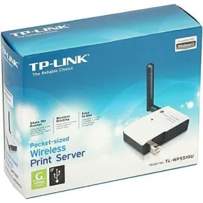 Tp-Link Tl-Wps510U 150Mbps Pocket-Sized Wireless Print Server