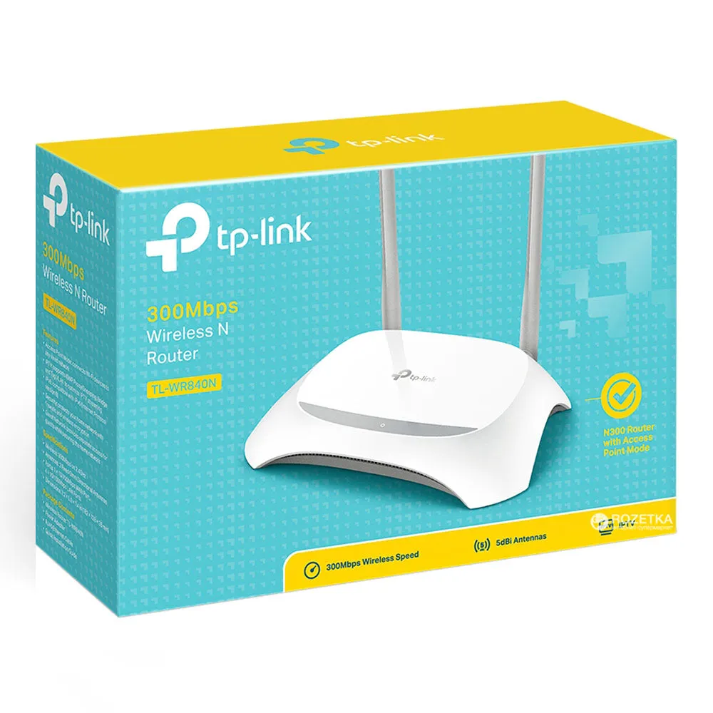 TP-Link TL-WR840N N300 Wireles Wi-fi Router