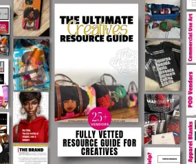 Ultimate Creatives Resource Guide - Vendors List for Creative Business Owners