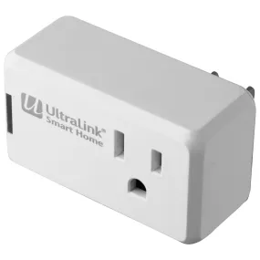 UltraLink Wi-Fi Smart Home (Single Outlet) Wall Plug - White