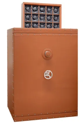 UNDERWOOD (LONDON) - Concealed Leather 25-Unit Safe | UN855/TAN