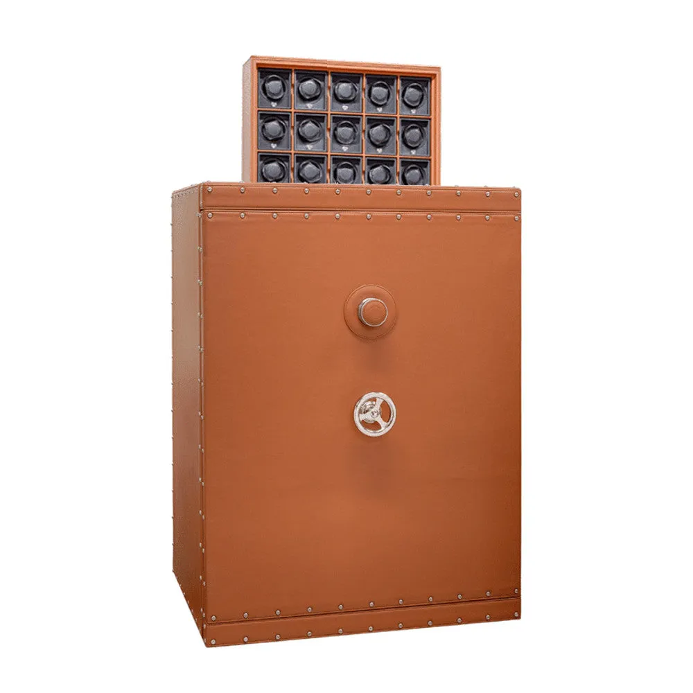 UNDERWOOD (LONDON) - Concealed Leather 25-Unit Safe | UN855/TAN