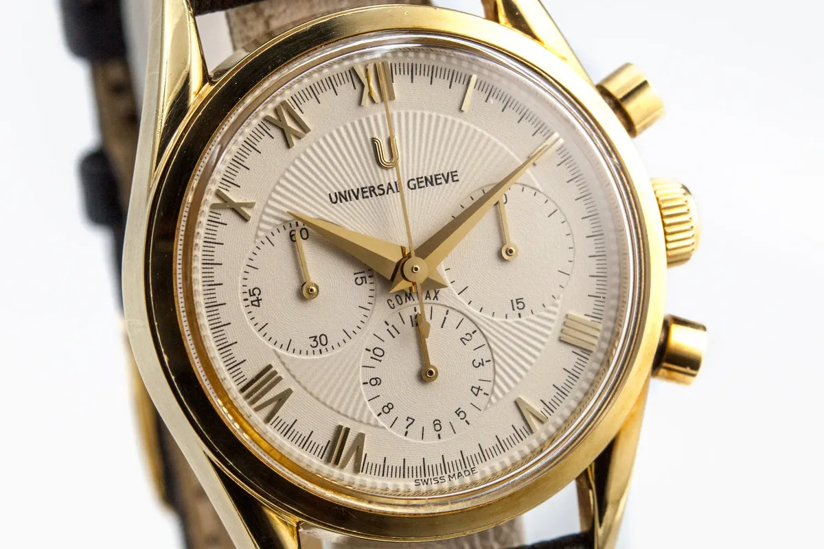 Universal Geneve White Chronograph Dial