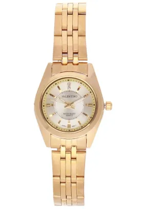 Valentino 20121691-GOLD - SILVER DIAL Stainless Steel Watch for Women