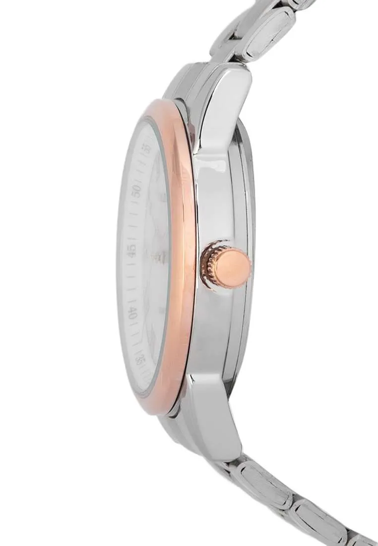 Valentino 20122299-RG RING-WHT DIAL Silver Strap for Men