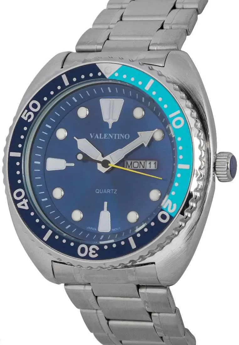 Valentino 20122309-BLUE BLUE RING-BLUE DL Stainless Steel Watch for Men