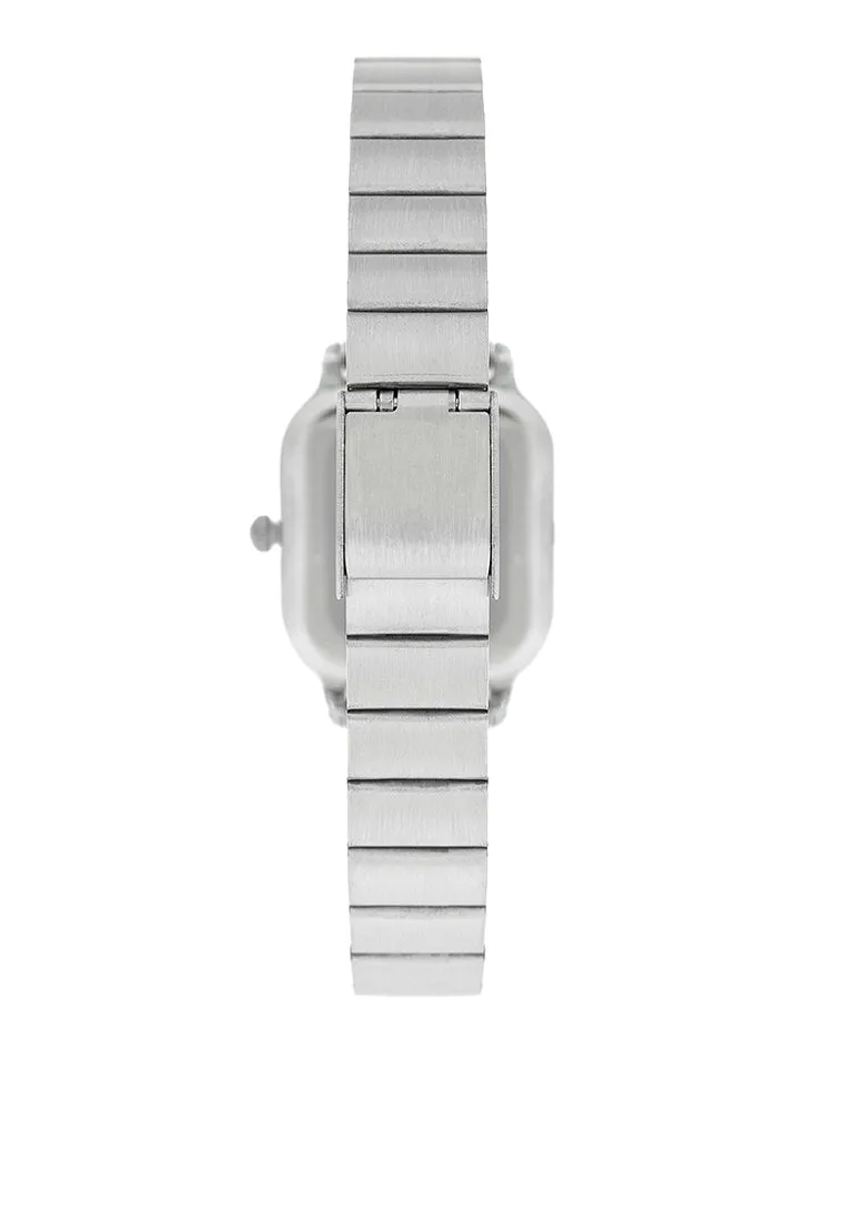 Valentino 20122391-WHITE DIAL Stainless Steel Strap Analog Watch for Women