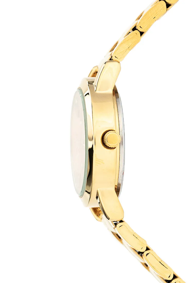 Valentino 20122394-GOLD DIAL Stainless Steel Strap Analog Watch for Women