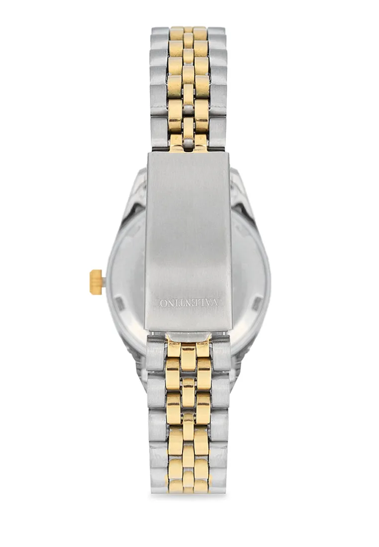 Valentino 20122403-TWO TONE - GOLD DIAL  Stainless Steel Strap Analog Watch for Women