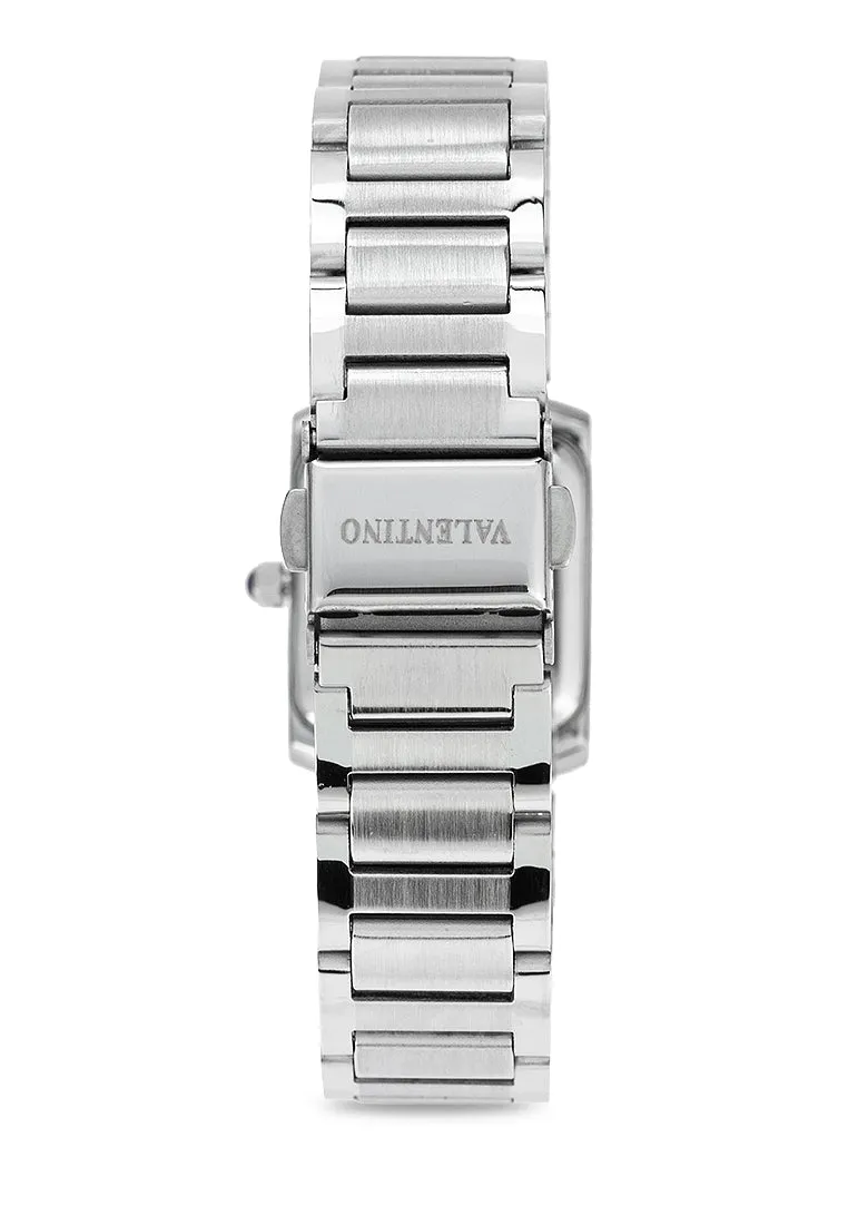 Valentino 20122422-WHITE DIAL Stainless Steel Strap Analog Watch for Women