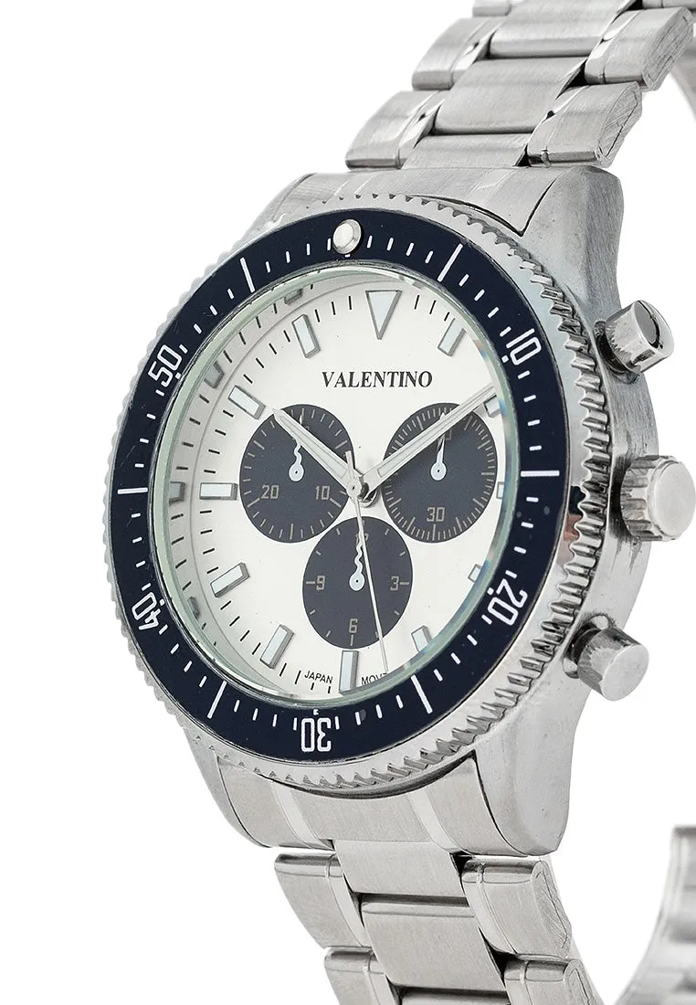 Valentino 20122427-SILVER DIAL Stainless Steel Strap Analog Watch for Men