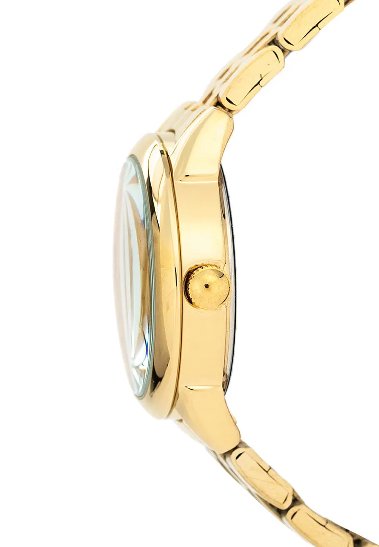 Valentino 20122440-GOLD DIAL Stainless Steel Strap Analog Watch for Women