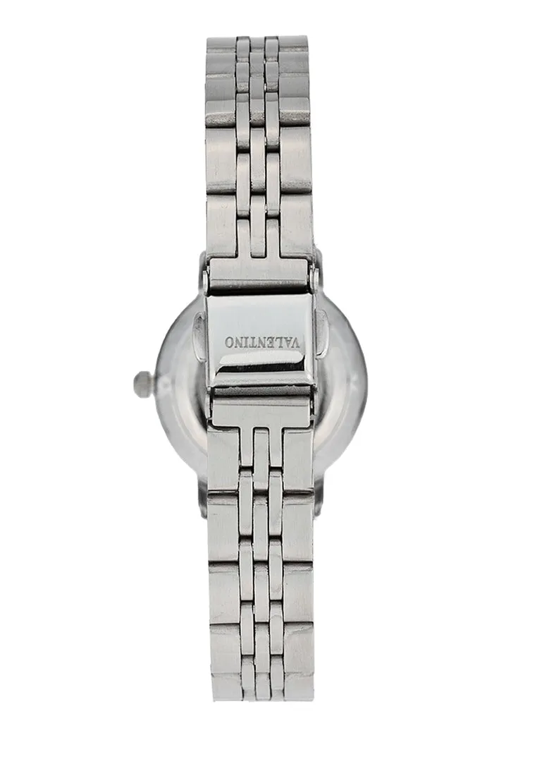 Valentino 20122449-WHITE DIAL Stainless Steel Strap Analog Watch for Women