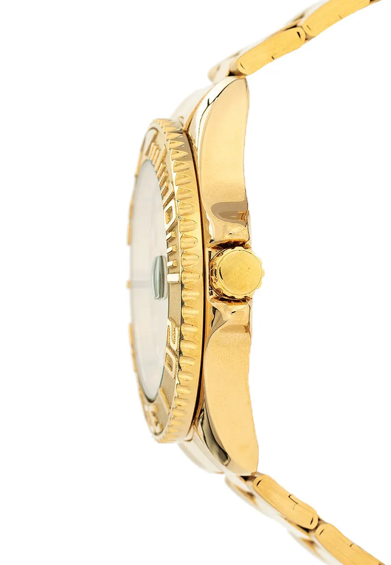 Valentino 20122463-GOLD DIAL Stainless Steel Strap Analog Watch for Men