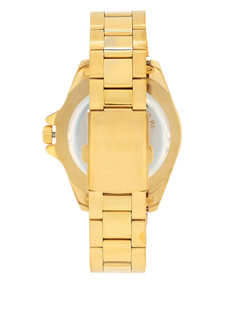 Valentino 20122463-GOLD DIAL Stainless Steel Strap Analog Watch for Men