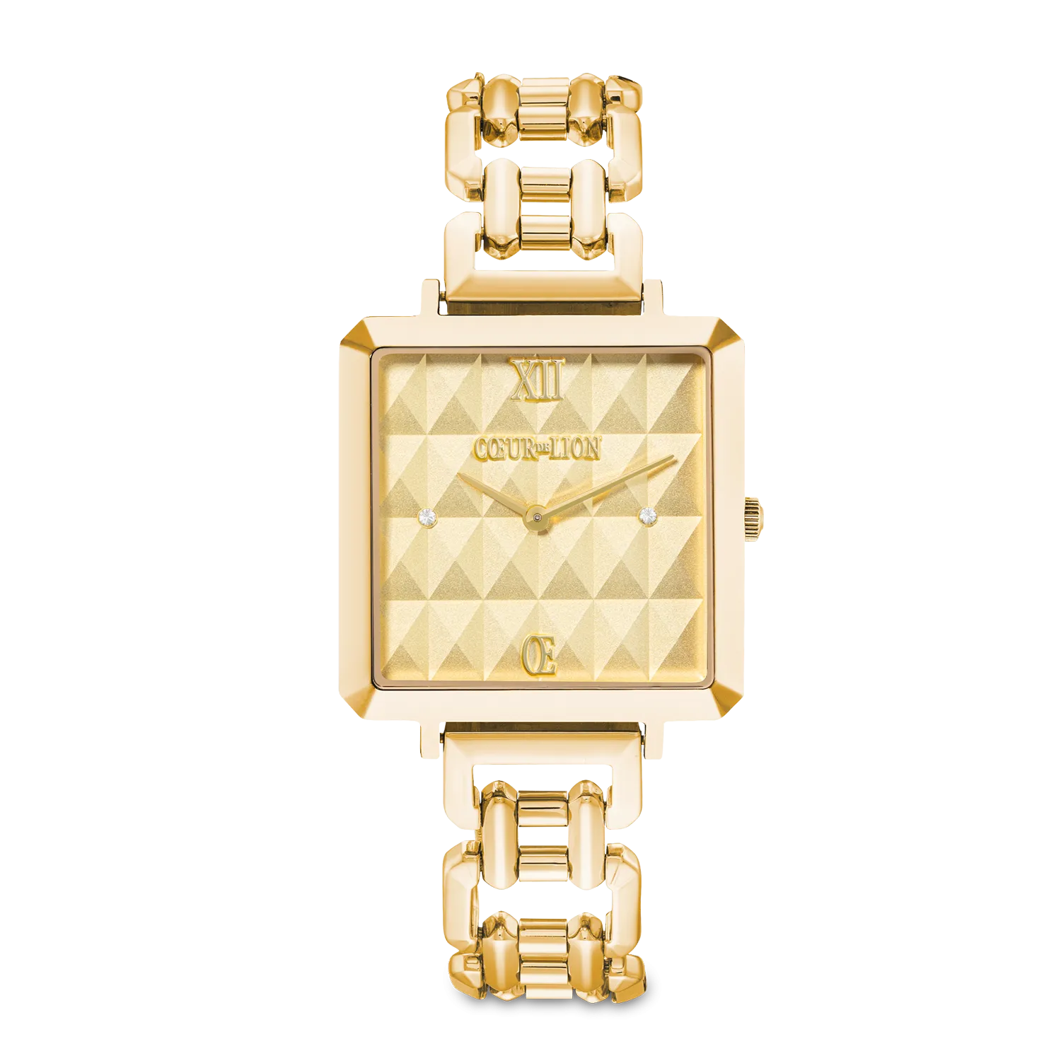 Watch Iconic Cube Spikes Statement Gold