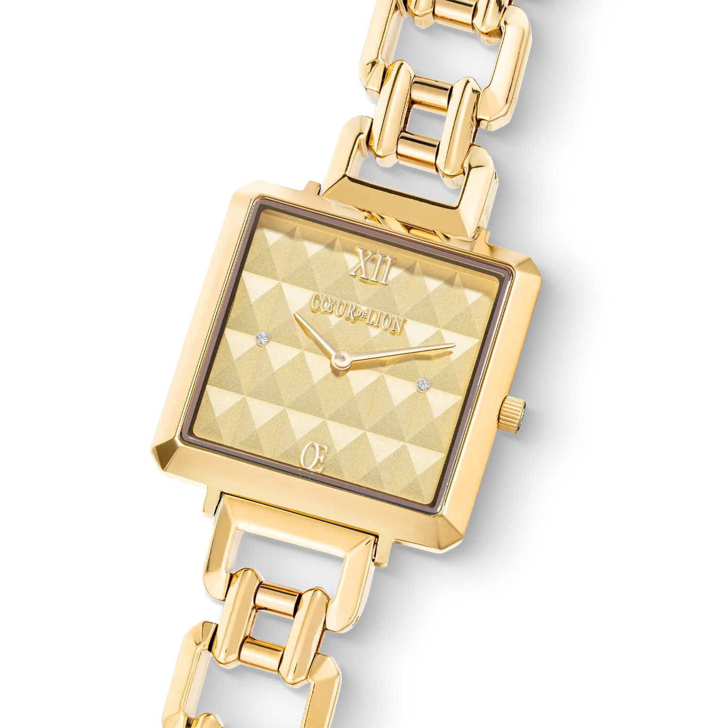 Watch Iconic Cube Spikes Statement Gold