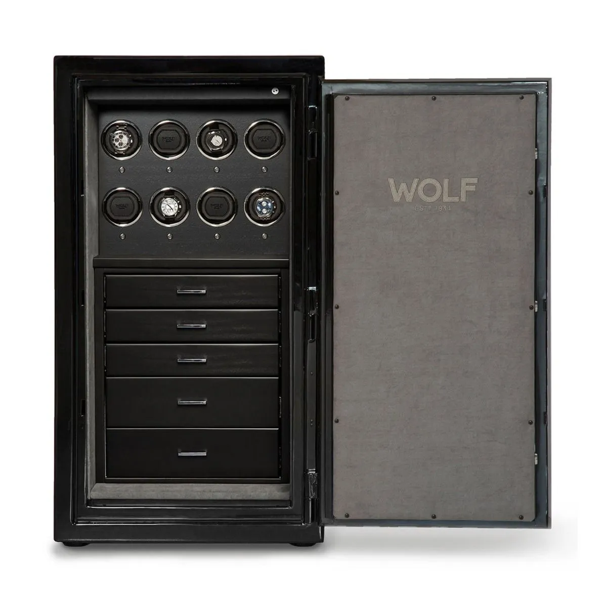 Wolf - Atlas 8-Unit Watch Winder Safe | 491865