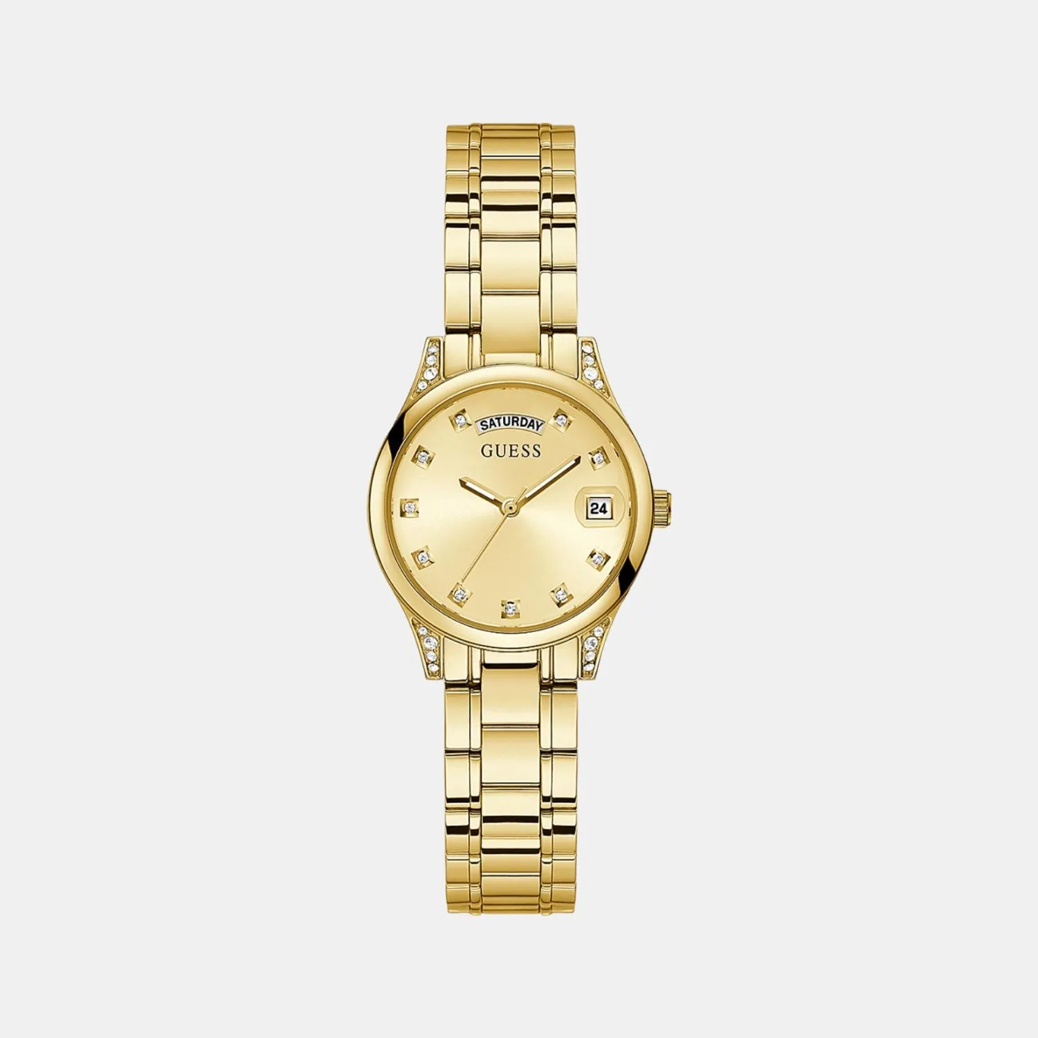 Women Analog Stainless Steel Watch GW0385L2