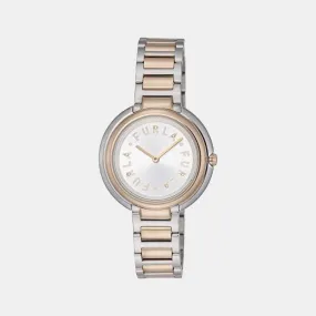 Women White Analog Stainless Steel Watch WW00032002L5