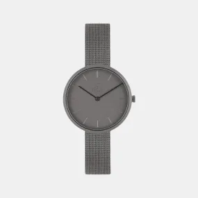 Women's Grey Analog Stainless Steel Watch V219LXUUMU