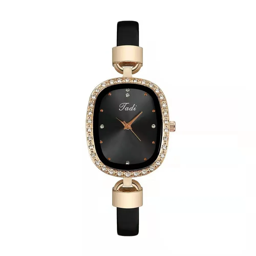 Women's Quartz Watch Diamond Rhinestone Thin Belt