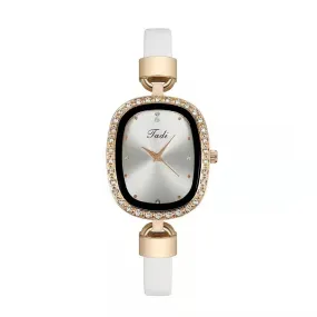 Women's Quartz Watch Diamond Rhinestone Thin Belt