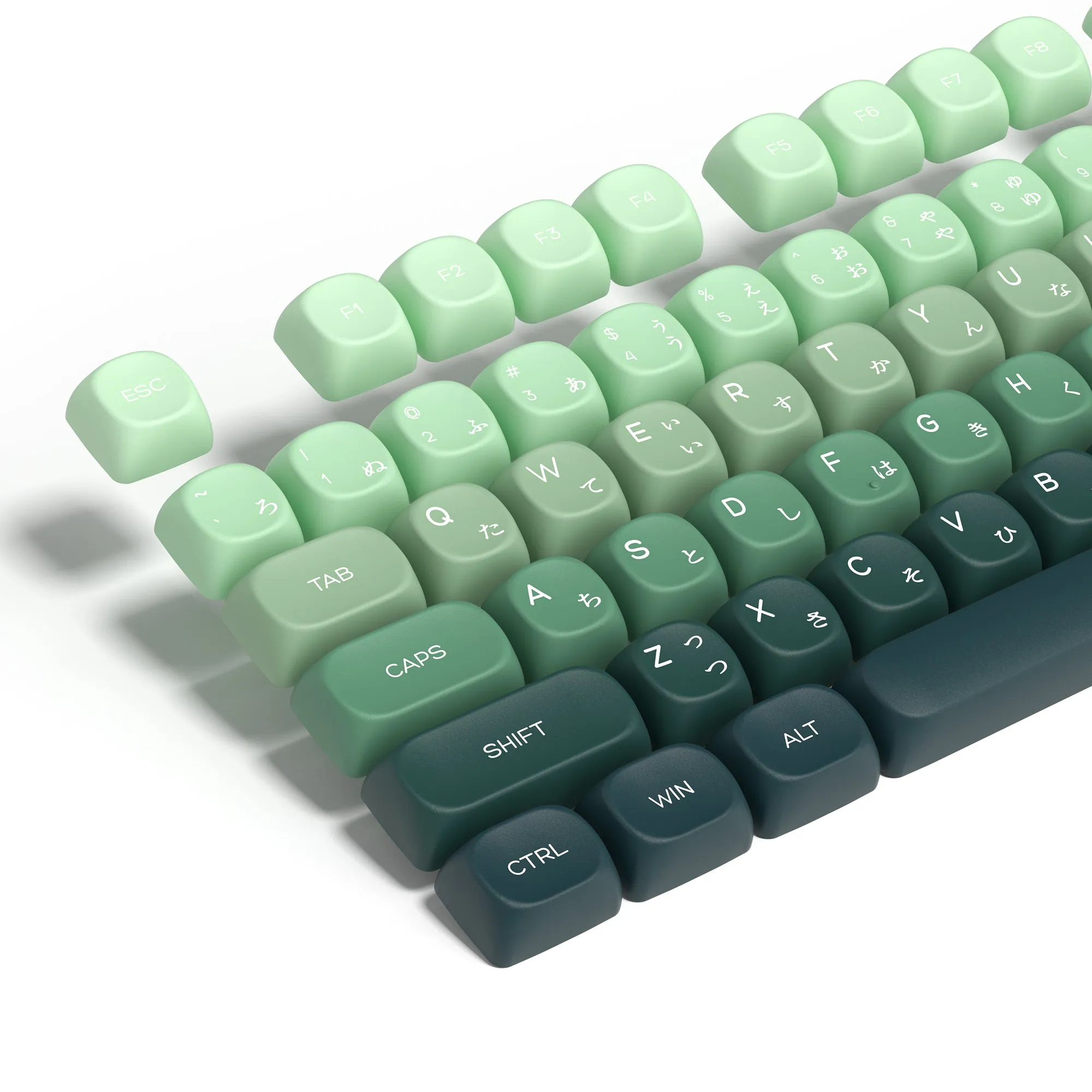 Womier Gradient Series 134-Key MOA Profile Double-Shot PBT Keycap Set (4 Colors)