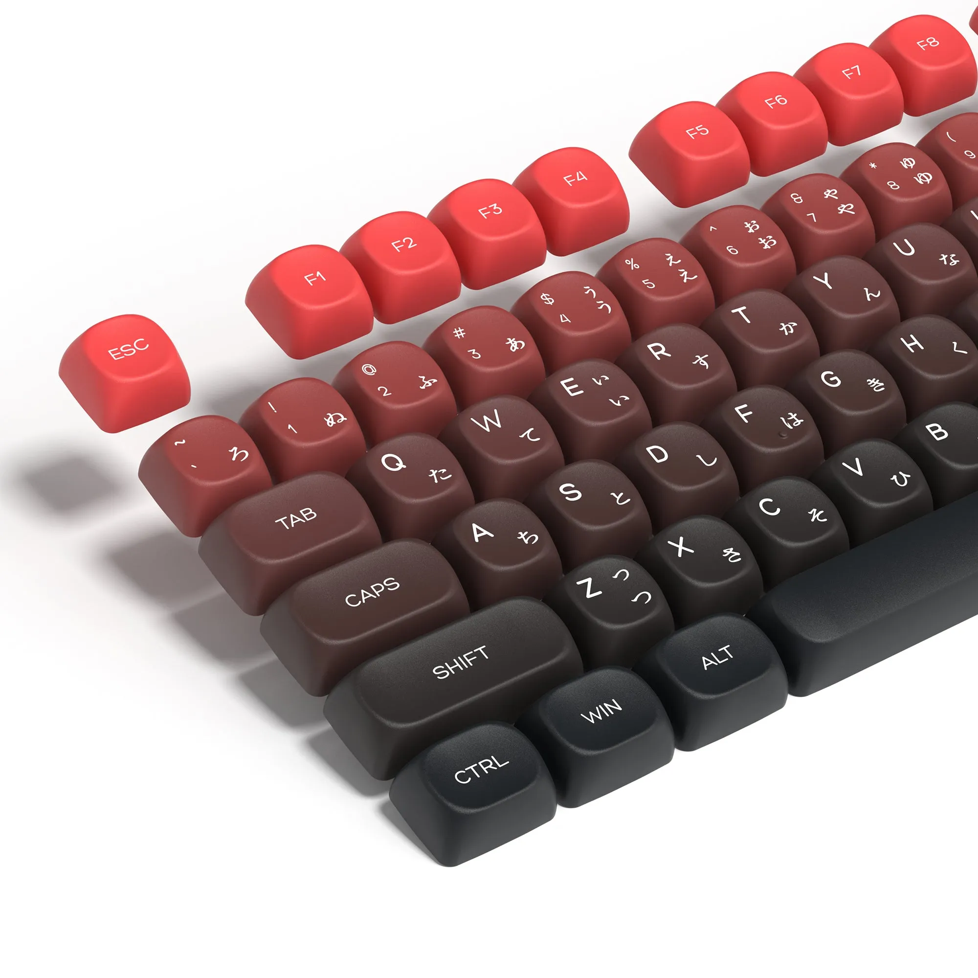 Womier Gradient Series 134-Key MOA Profile Double-Shot PBT Keycap Set (4 Colors)