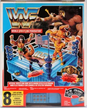 WWF Hasbro Wrestling Rings & Playsets: Official Wrestling Ring with Sound Effect Keyboard