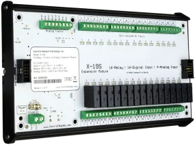 X-19s | 16 Relay, 16 Digital and 4 Analog Input Expansion Module