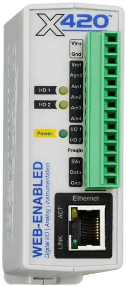 X-420 | Web-Enabled Instrumentation-Grade Data Acquisition