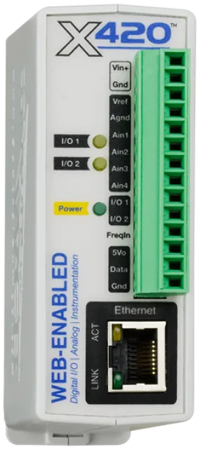 X-420 | Web-Enabled Instrumentation-Grade Data Acquisition