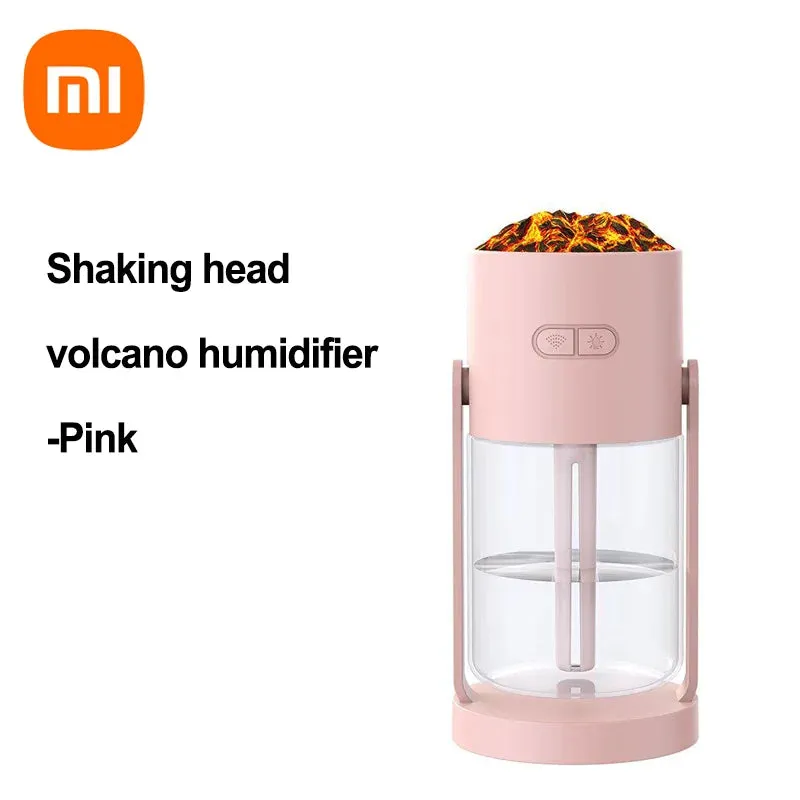 Xiaomi 2025 New Portable Rotating Humidifier USB Air Humidifier Silent Atomizer With Projection Lights Colorful Ambient Light