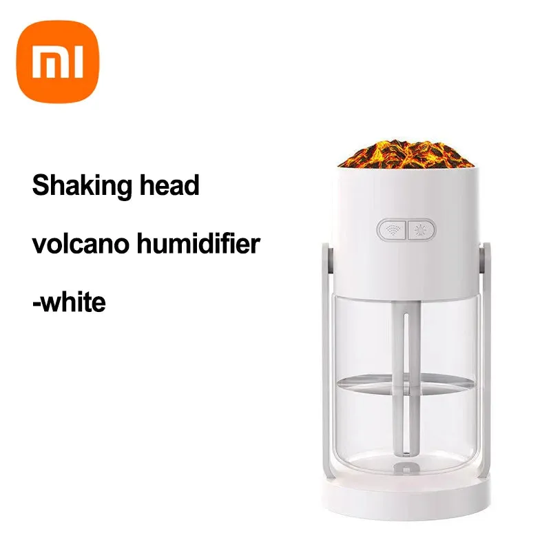 Xiaomi 2025 New Portable Rotating Humidifier USB Air Humidifier Silent Atomizer With Projection Lights Colorful Ambient Light