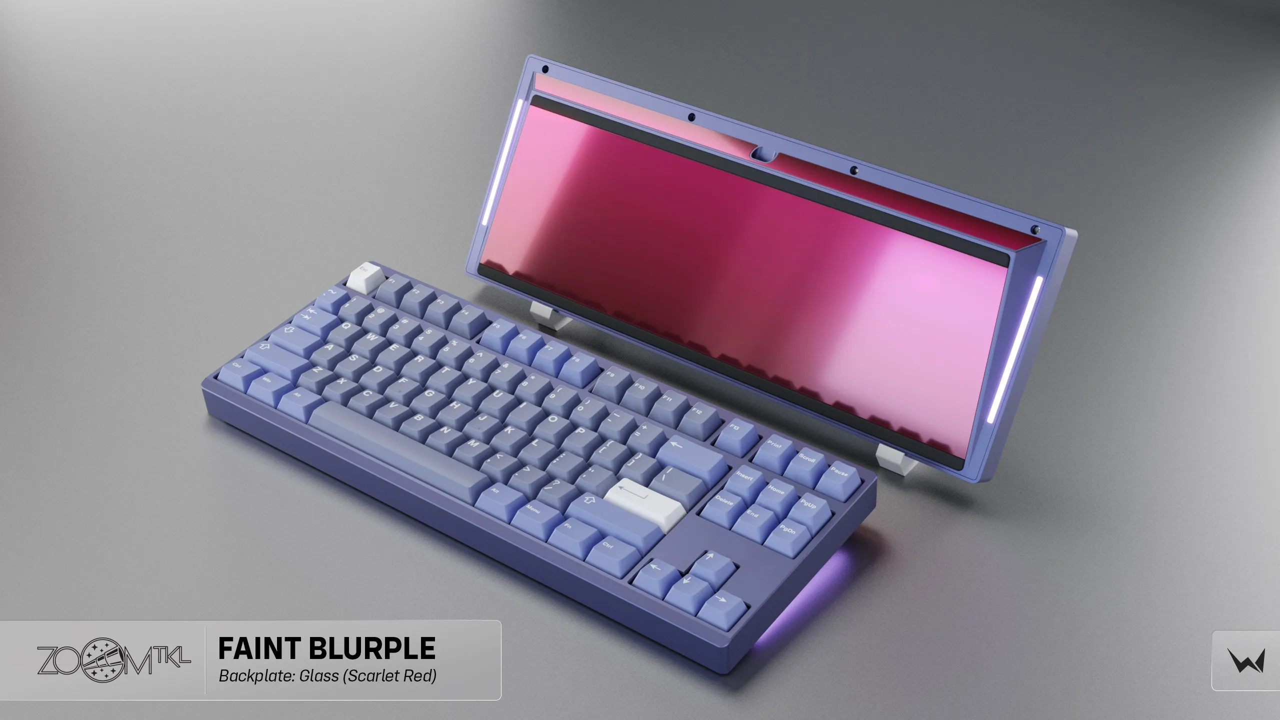 Zoom TKL Essential Edition - Faint Blurple Mechanical Keyboard Kit