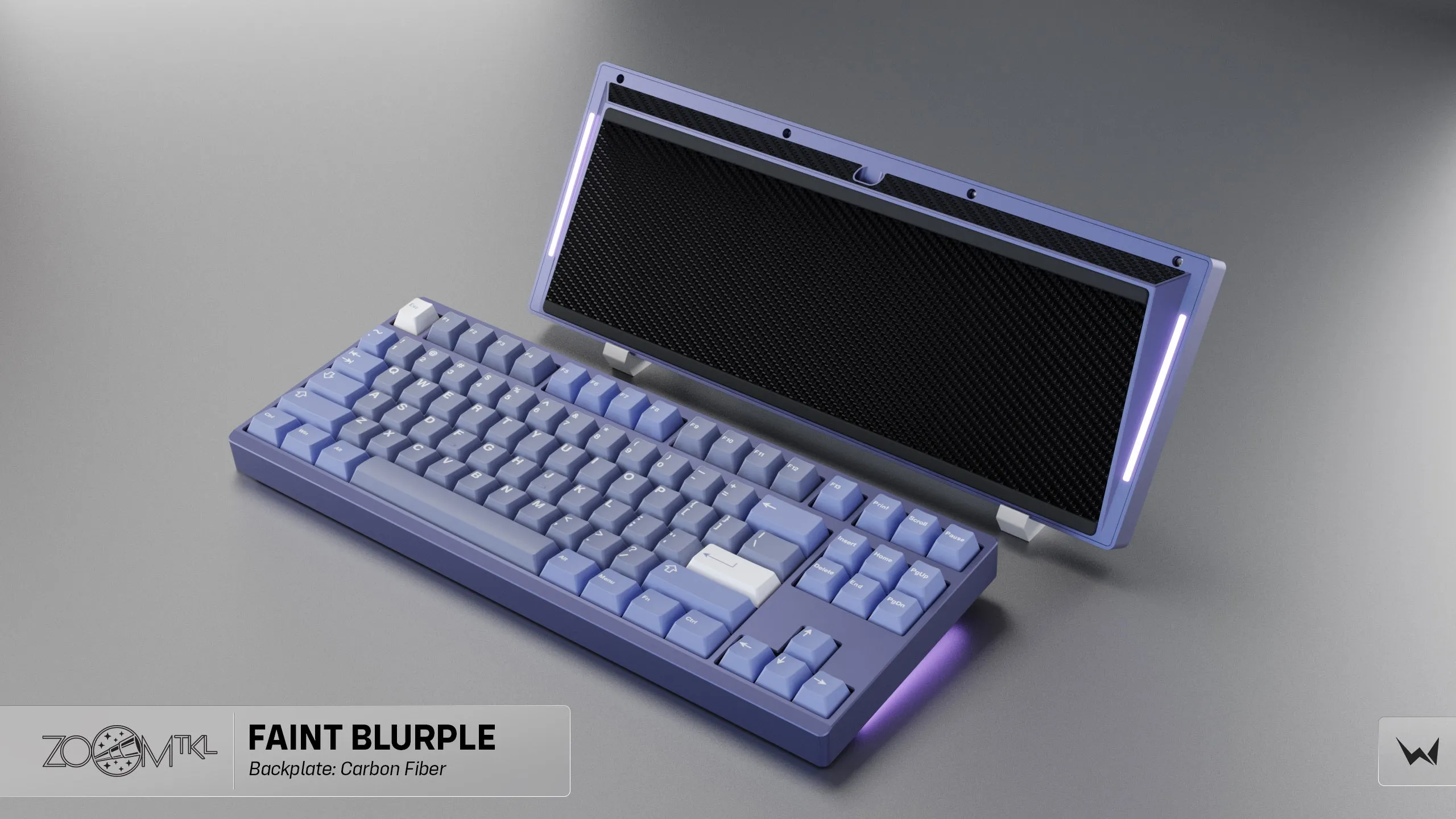 Zoom TKL Essential Edition - Faint Blurple Mechanical Keyboard Kit