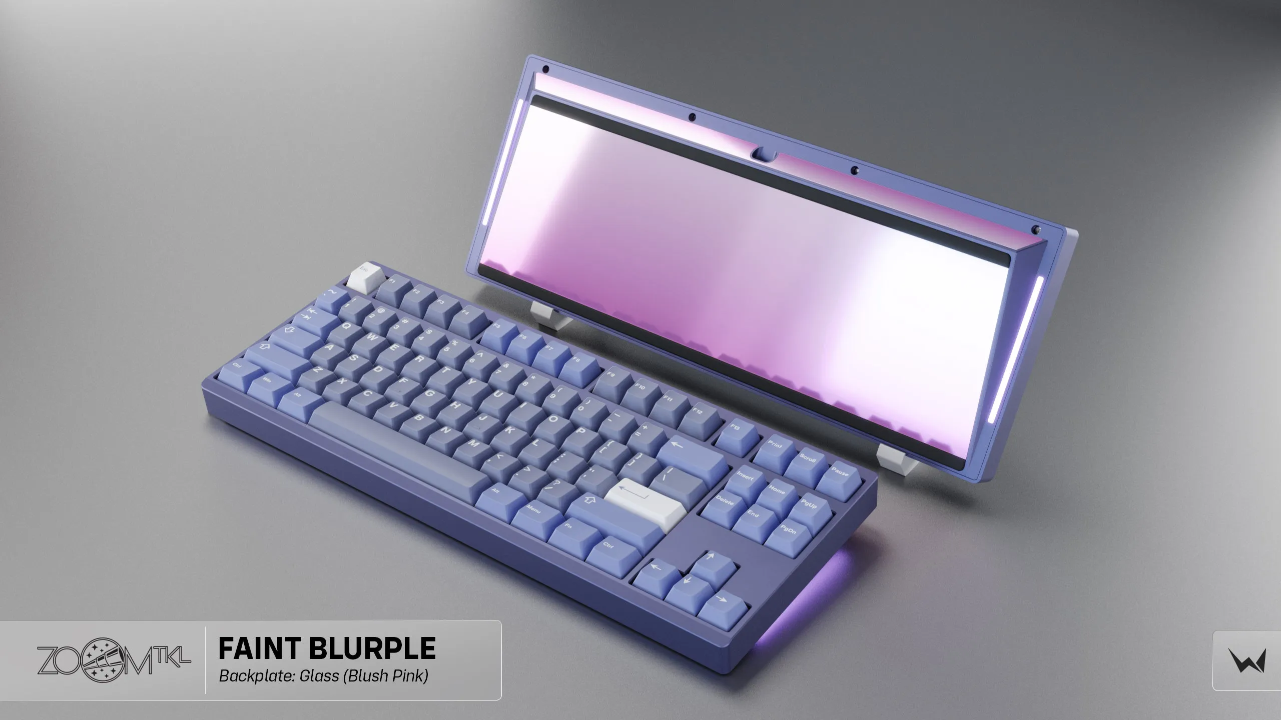 Zoom TKL Essential Edition - Faint Blurple Mechanical Keyboard Kit