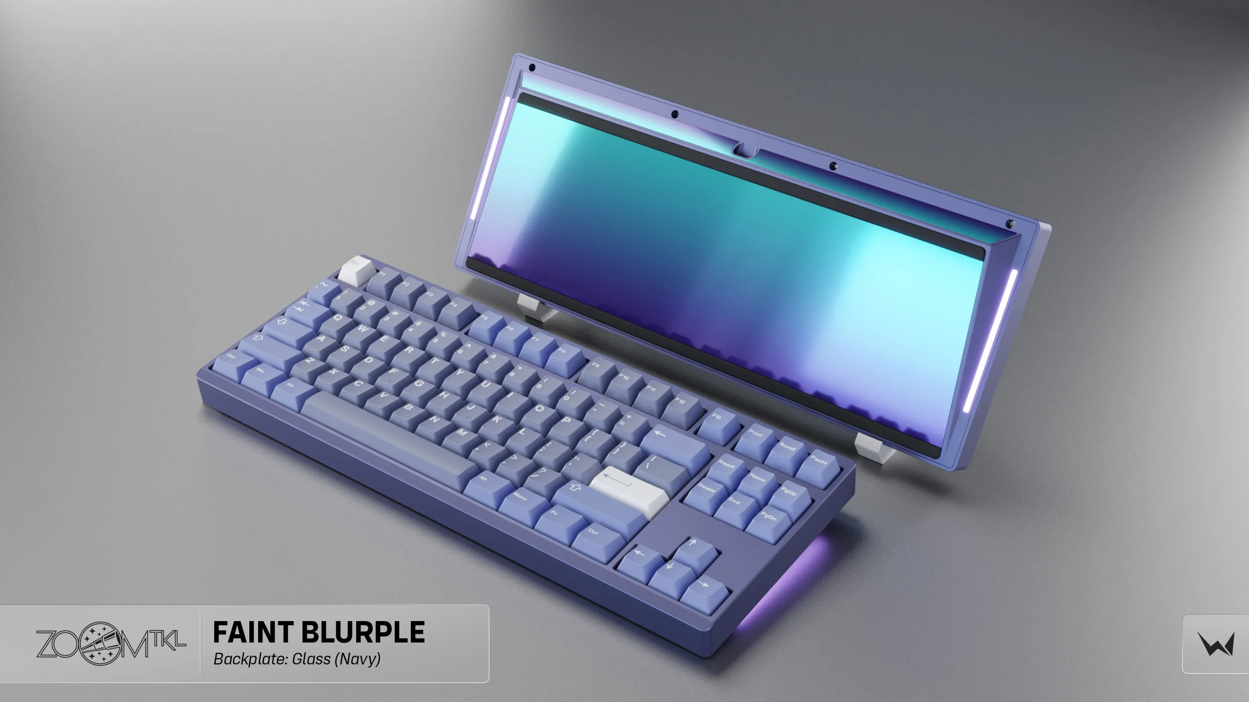 Zoom TKL Essential Edition - Faint Blurple Mechanical Keyboard Kit