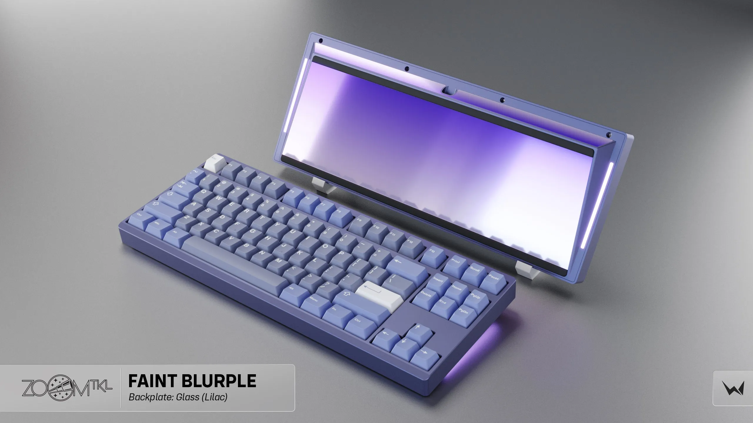 Zoom TKL Essential Edition - Faint Blurple Mechanical Keyboard Kit