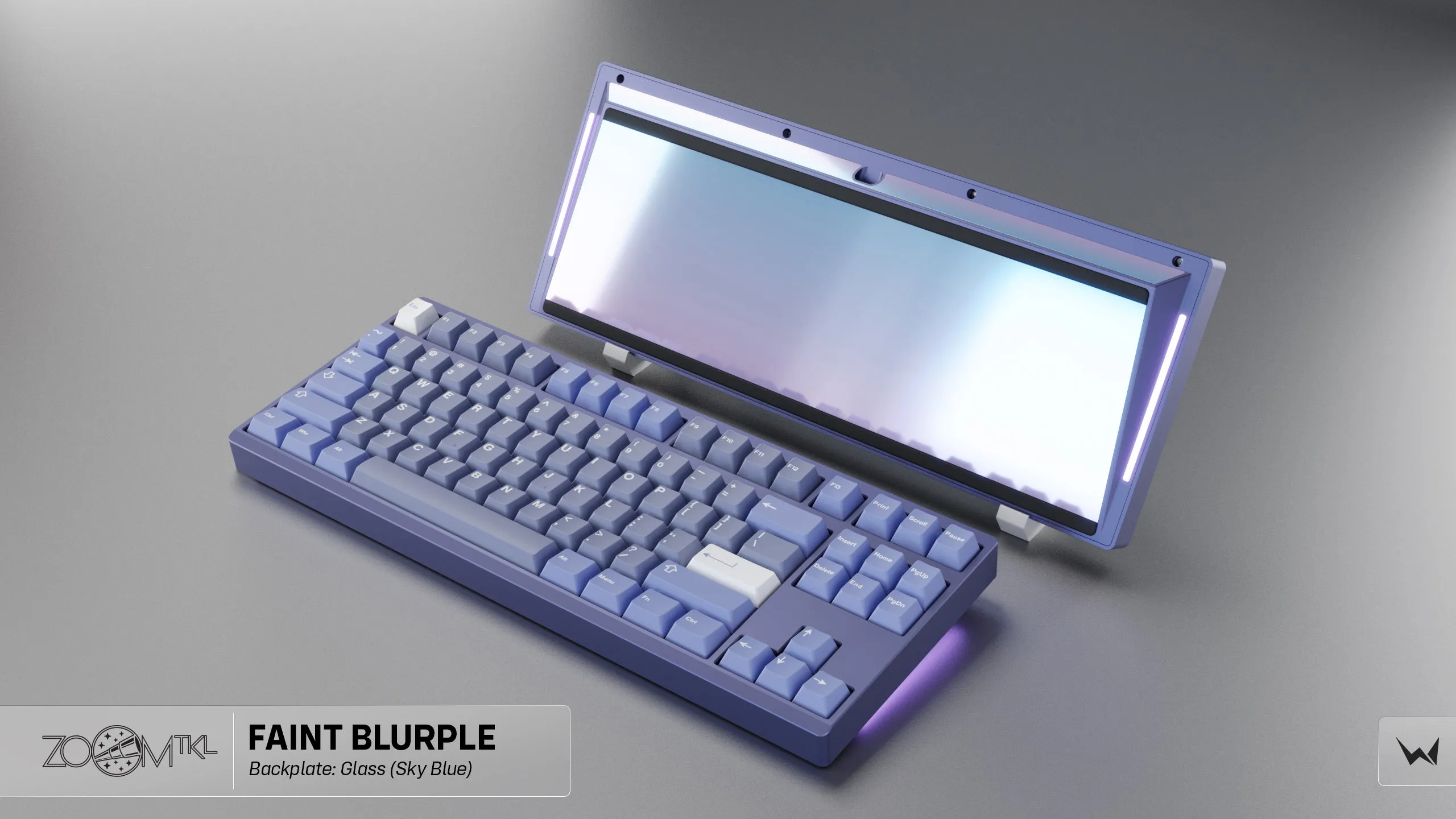 Zoom TKL Essential Edition - Faint Blurple Mechanical Keyboard Kit